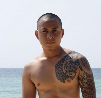 Man With Chest Tattoo